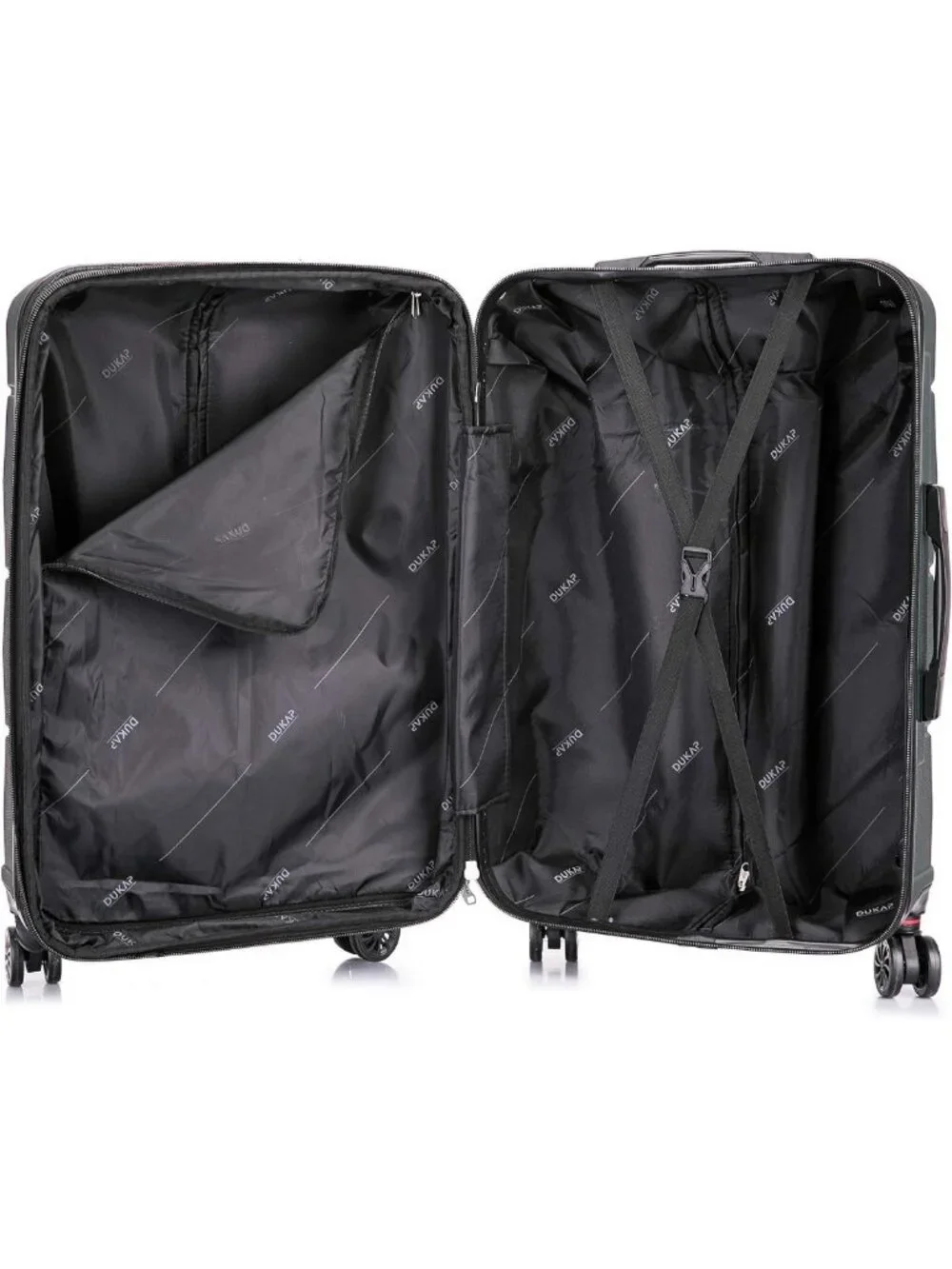 Lightweight 26-Inch Hardside Spinner Luggage - Stylish Green Travel Suitcase